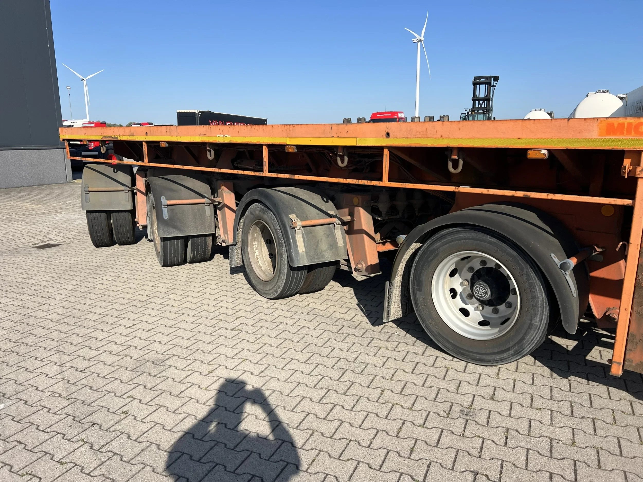 Nooteboom 1999 - OVB-73-04, 73 tons Ballast trailer, 4 axles, 3 hydraulic steering axles afbeelding 8