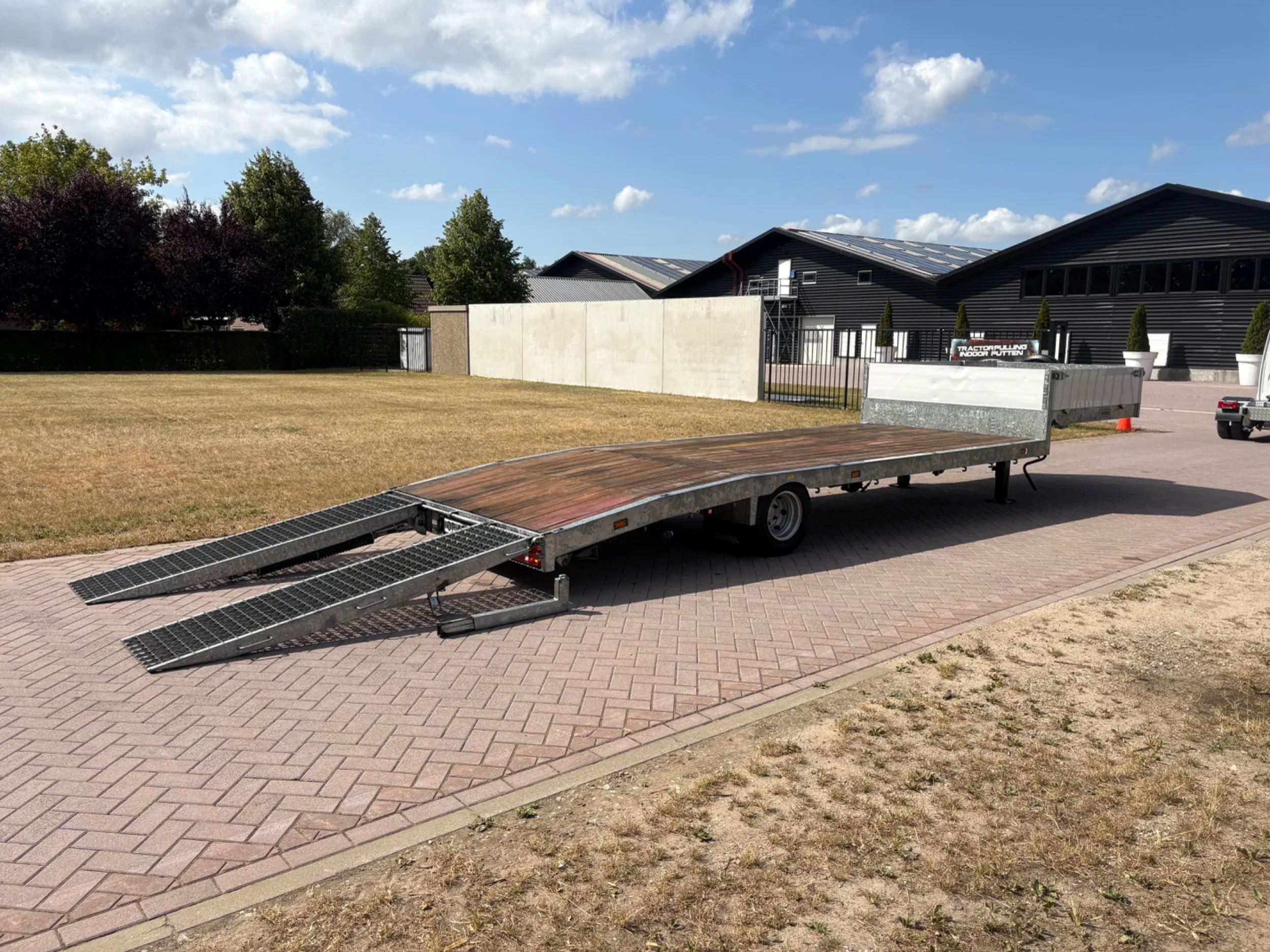 Veldhuizen P45-1 2017 - Be oplegger semi dieplader 5 TON zdjęcie 7
