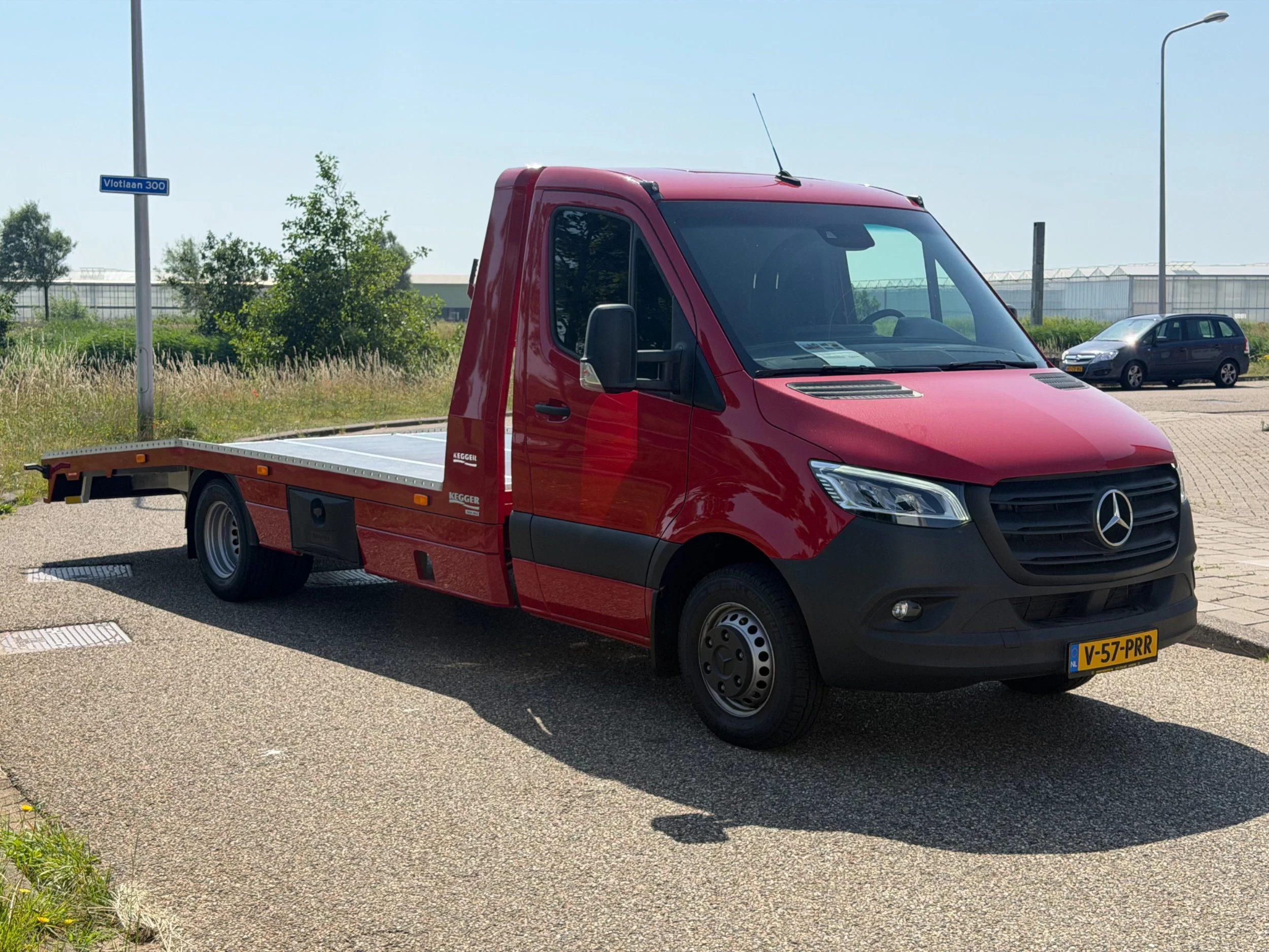 Mercedes-Benz Sprinter 2024 - 519CDI L3 Kegger Oprijwagen Automaat Airco Cruisecontrol 3500KG Trekhaak afbeelding 3