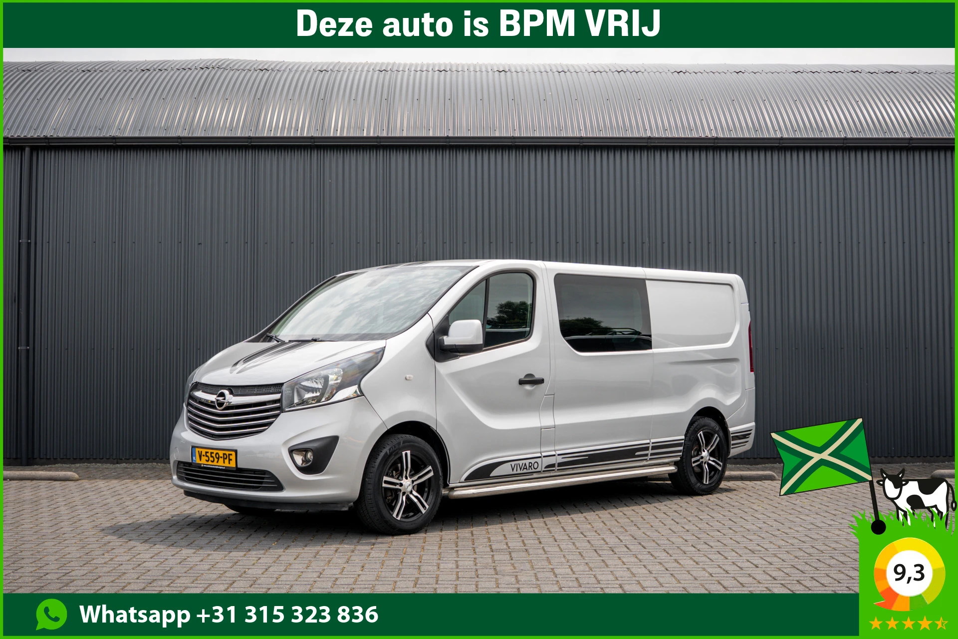 Opel Vivaro 2018 - 1.6 CDTI L2H1 | DC 5-Zits | LED | Camera | Airco | Trekhaak image 1