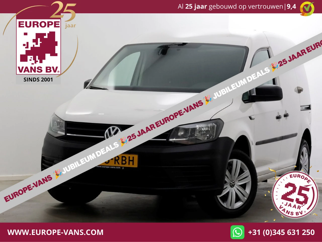 Volkswagen Caddy 2019 - 1.4 TSI 130pk DSG-Automaat Benzine Airco/2x Schuifdeur 10-2019 afbeelding 1