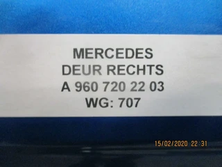 Mercedes-Benz Actros - A 960 720 22 02 DEUR RECHTS imagem 2 miniatura