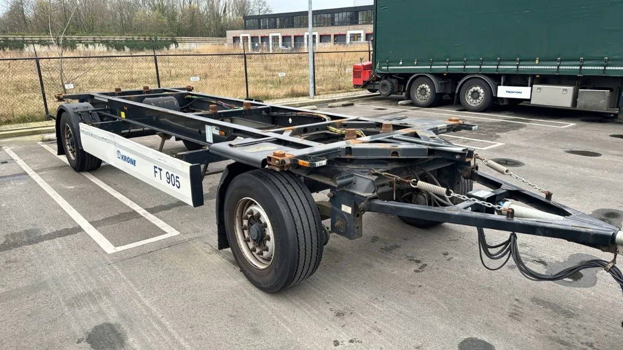Krone 2015 - 2 As Krone Vrachtwagen Aanhangwagen T.b.v. Laadbakken, 27-WN-PF Bild 7