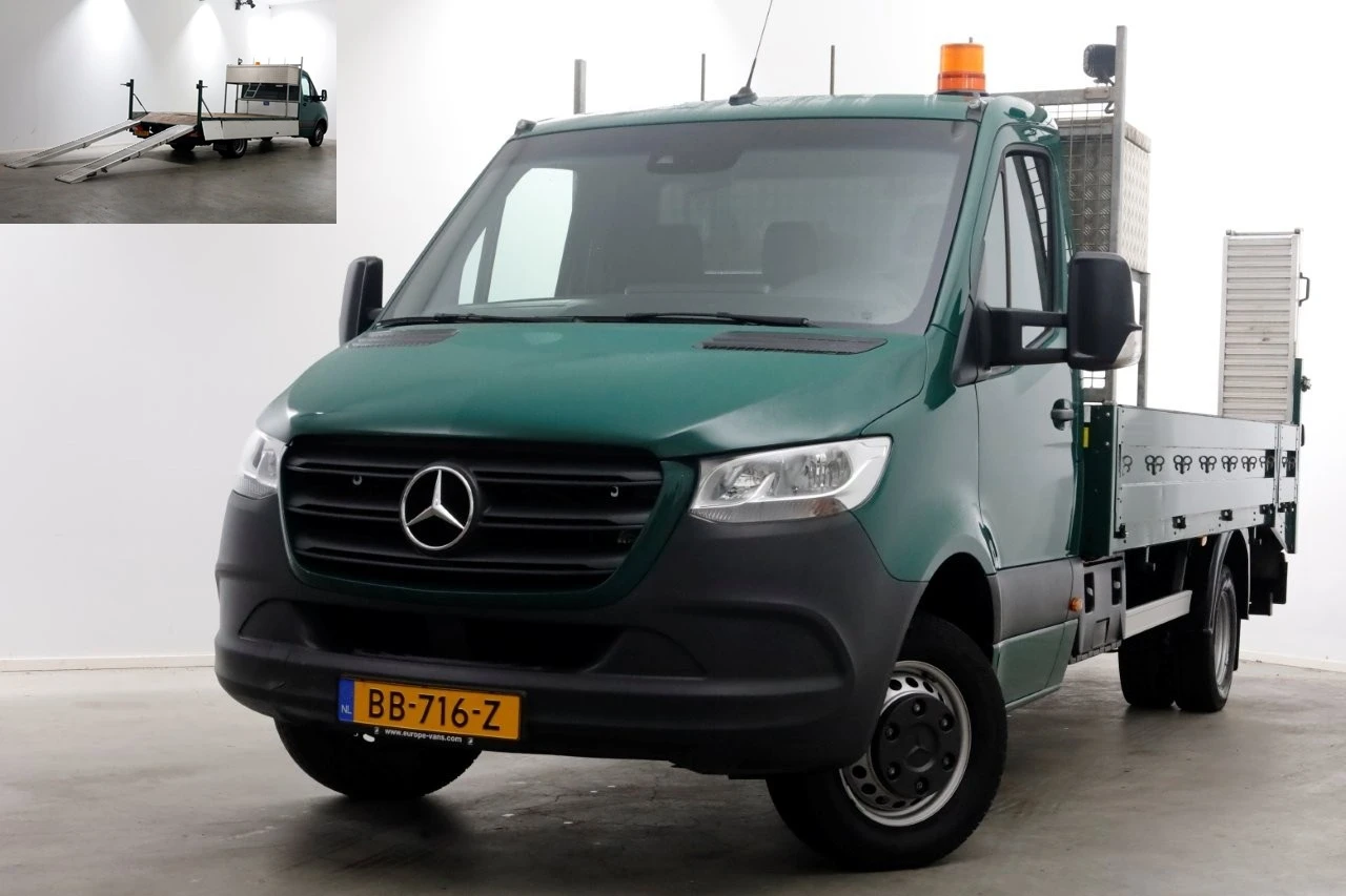 Mercedes-Benz Sprinter 2020 - 516 CDI 163pk E6 Open Laadbak/Oprijwagen 2760kg laadvermogen 10-2020 afbeelding 1