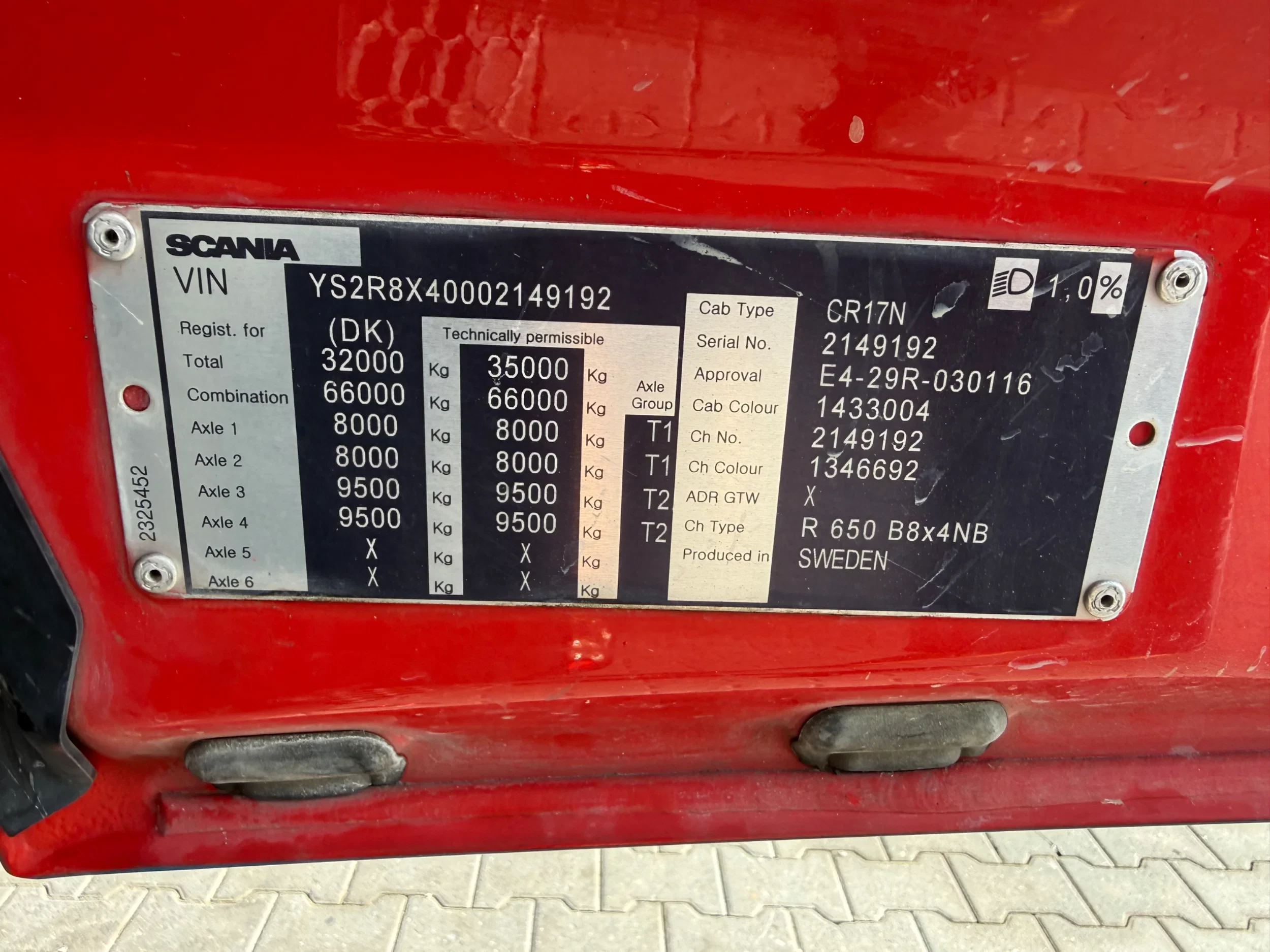 Scania R 2019 - R650 V8 B8x4NB / Euro 6 / HMF TF 324 / HMF 3220 K-RCS + Flyjib FJ600 K4 afbeelding 17