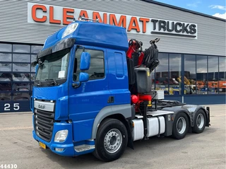 DAF FAT 85.510 6x4 Euro 6 Retarder Fassi 36 Tonmeter laadkraan 2015 afbeelding 2 miniatuur