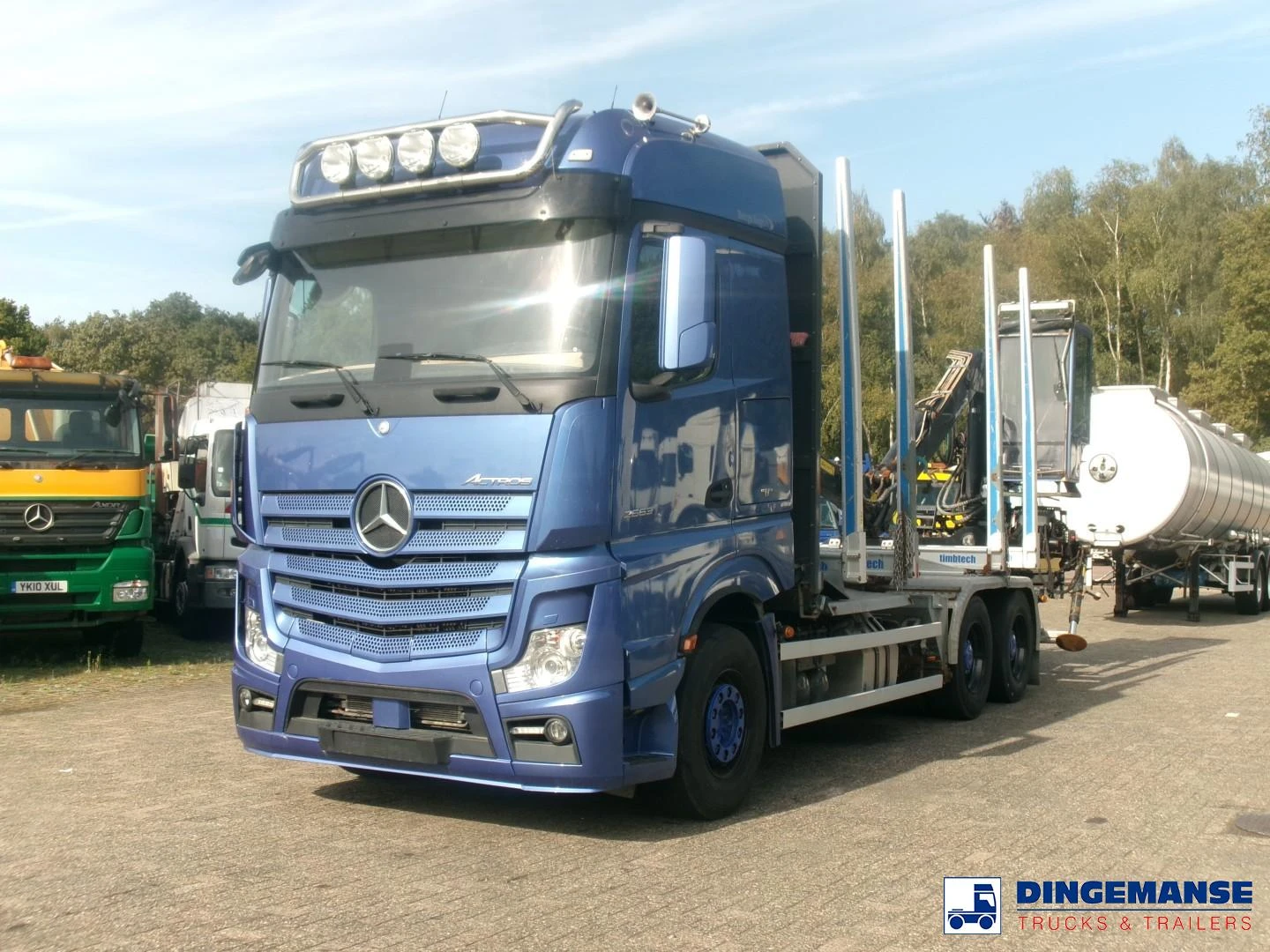 Mercedes-Benz Actros 2018 - 2663 6x4 Euro 6 loglift F96 crane timber truck imagen 1