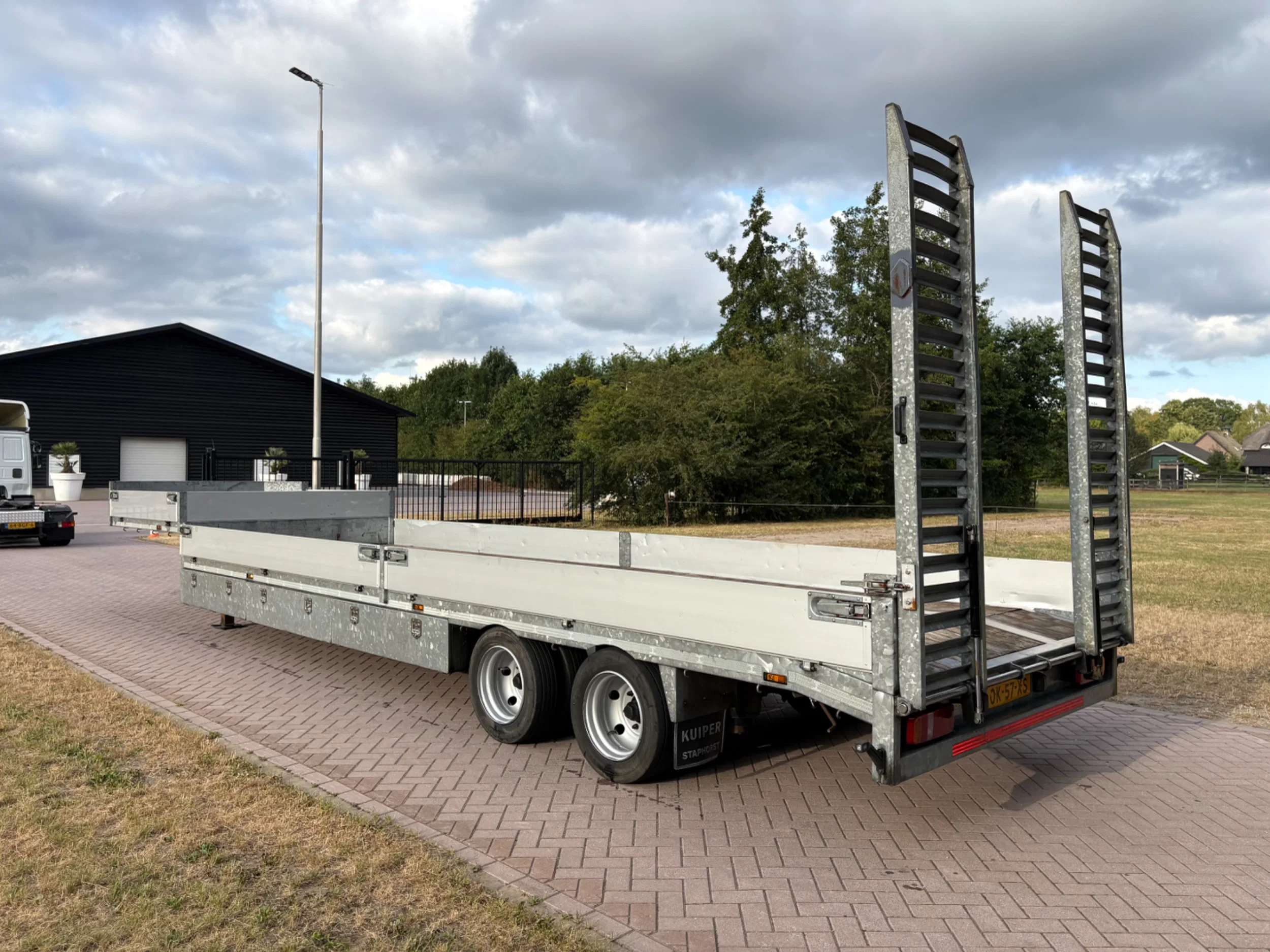 kuiper PLSD 2009 - oplegger semi dieplader 16 TON MET LUIKEN afbeelding 8