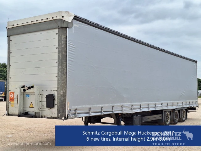 Schmitz Cargobull Semitrailer Curtainsider Mega 2017 afbeelding 1
