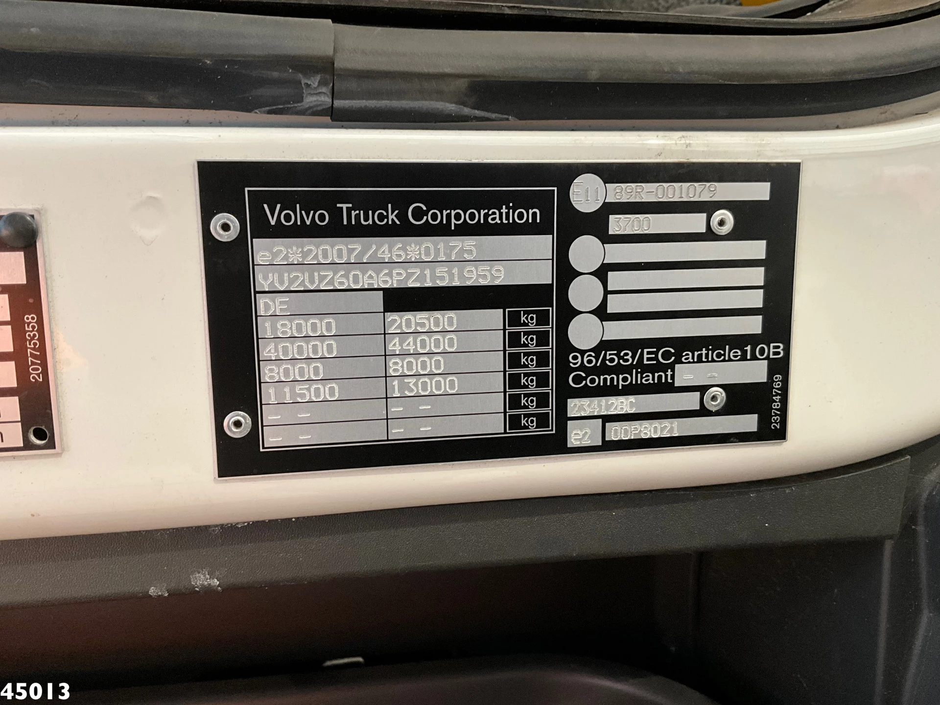 Volvo FE 350 Hyvalift 14 Ton portaalarmsysteem 2025 Bild 15