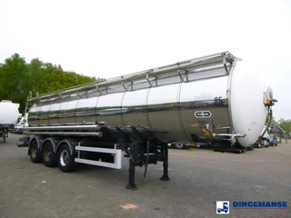 Van Hool Chemical tank inox L4BH 30 m3 / 3 comp 2001 изображение 2 миниатюра