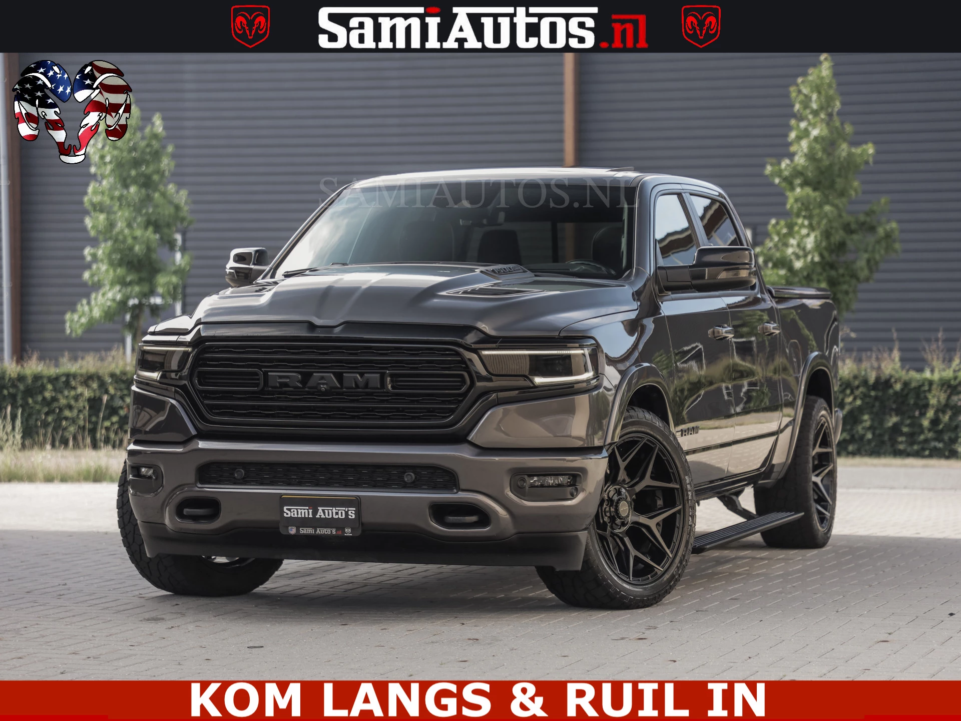 Dodge Ram Pick-Up 2023 - LIMITED NIGHT 5.7 V8 402PK | HUD | 4PL WHEELS | LUCHTVERING |OPEN UILAAT KLEP | BOM VOL | GRANITE CRYSTAL | DC | immagine 68
