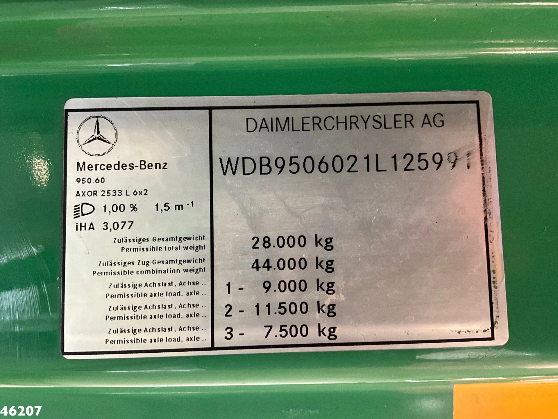Mercedes-Benz Axor 2533 Koks 14m³ Combi 2006 zdjęcie 32