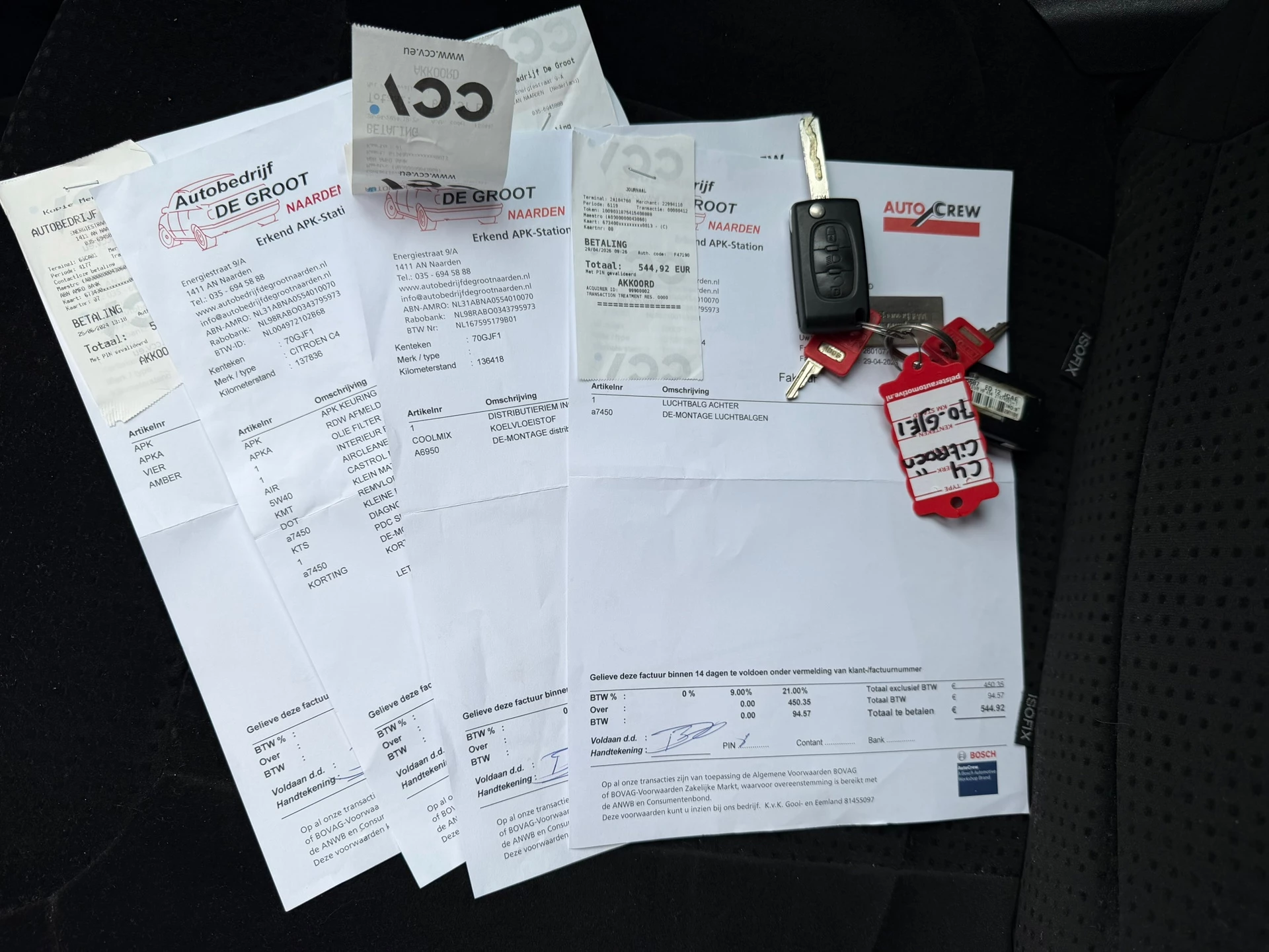 Citroën Grand C4 Picasso 2007 - 2.0-16V Ambiance bj.2007 Autom|Clima|6 Pers|Trekh|Pdc. afbeelding 22
