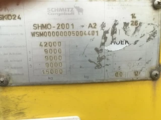 Schmitz Cargobull N/A 2005 - SKO 24 - 3 As Oplegger Gesloten - Double Stock Floor, OH-82-VH obrazek 9