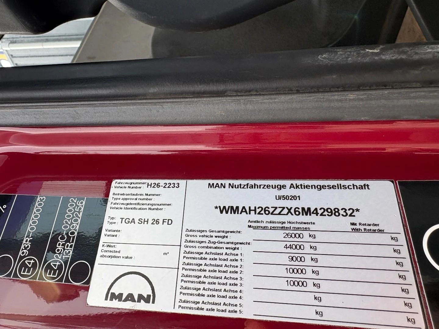 MAN TGA 2005 - 33.390 afbeelding 23