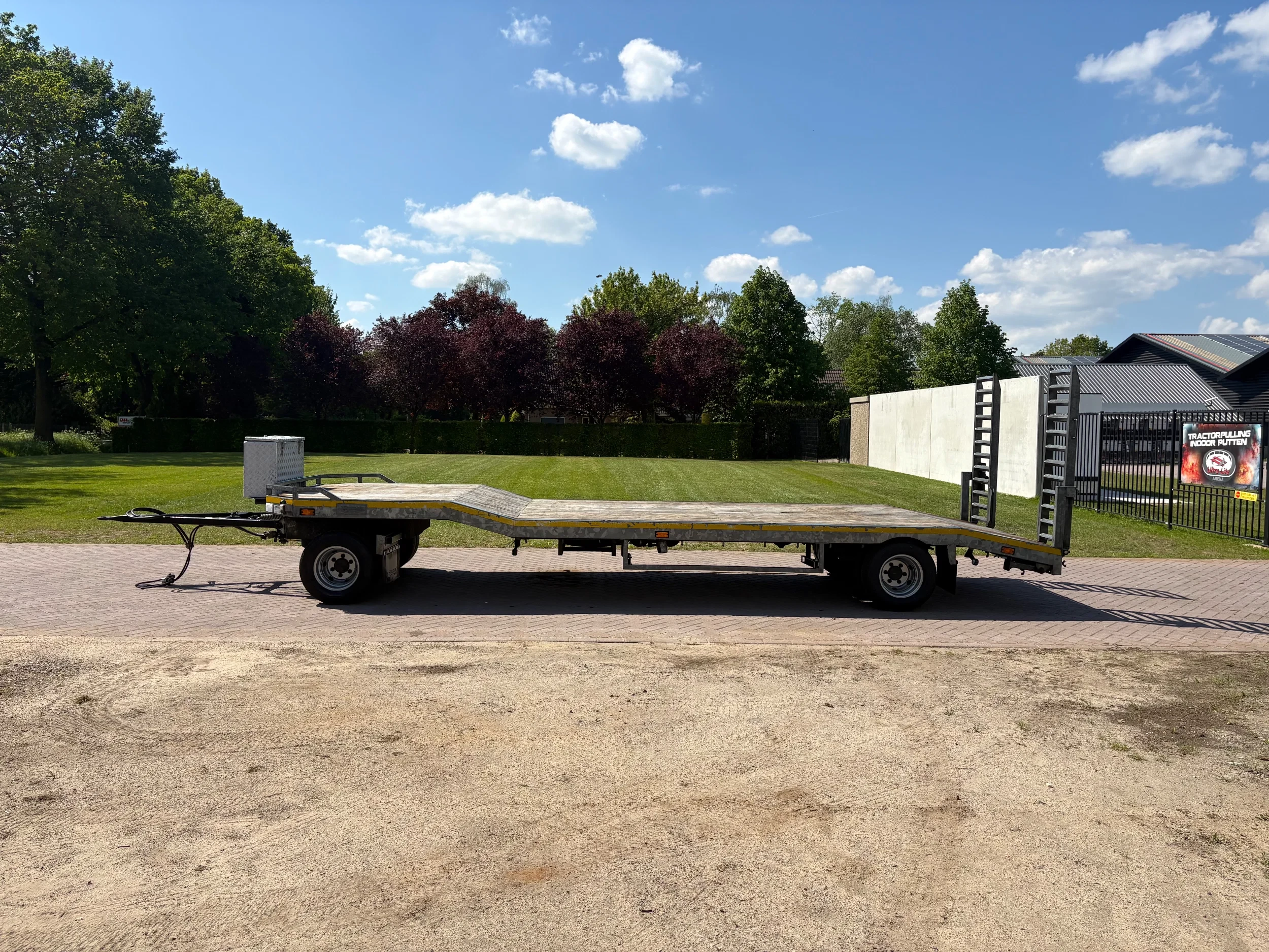 Veldhuizen HS 52-9 2010 - Aanhanger schamelwagen 8 ton изображение 2