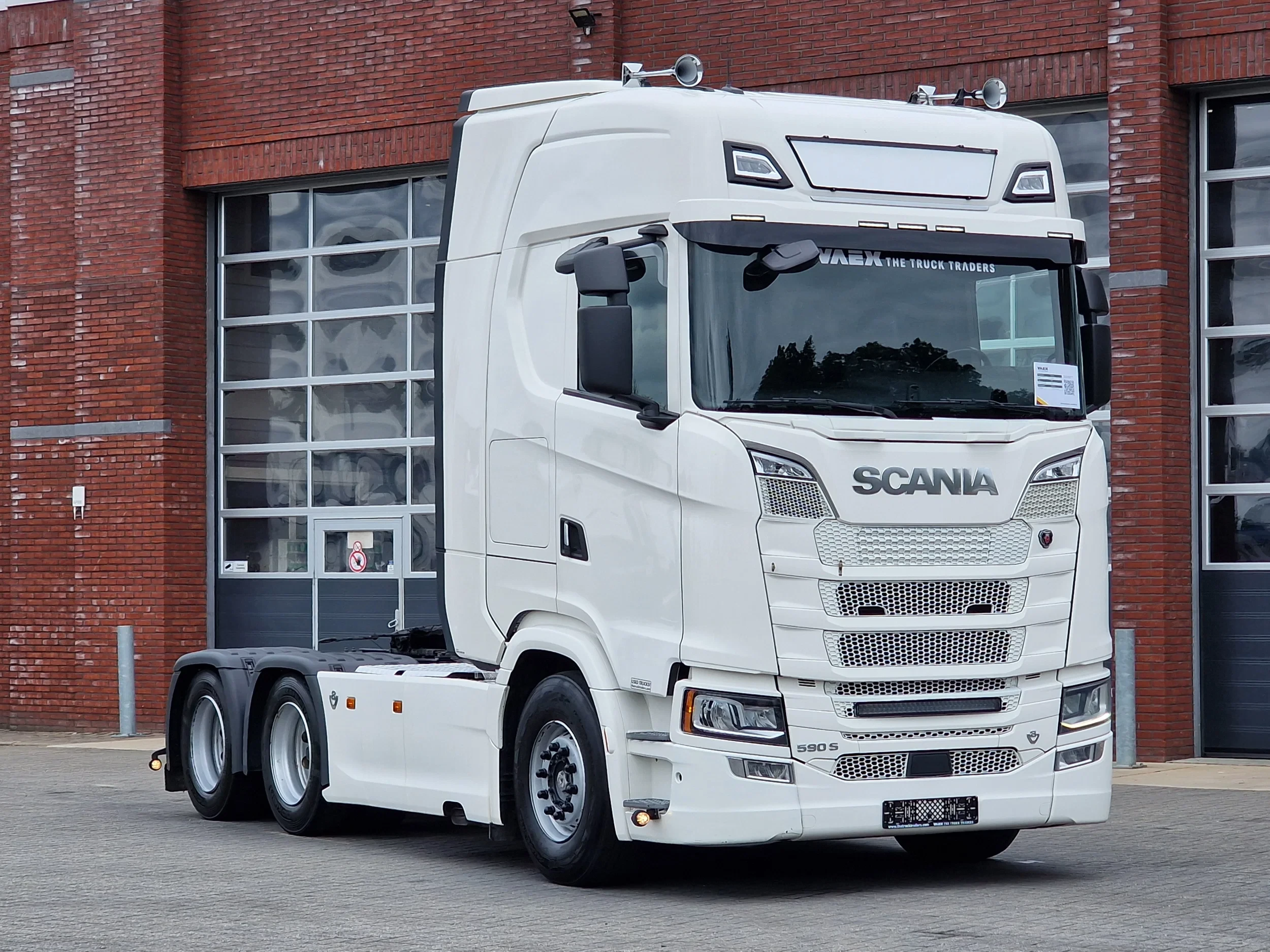 Scania S 2023 - 590S V8 NGS 6X4 - retarder - full air - leather - WB 315 - frigo afbeelding 5