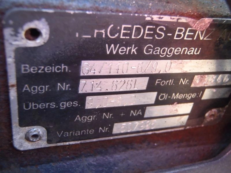 Mercedes-Benz - 714.626L G4/110-6/9,0 imagen 5