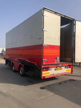 Hoekstra N/A 2000 - MAW20T Gesloten Wipkar-Dieplader Zijdeuren, materiaalkisten, Lage boom 260 cm. Din 50 mm. bild 7