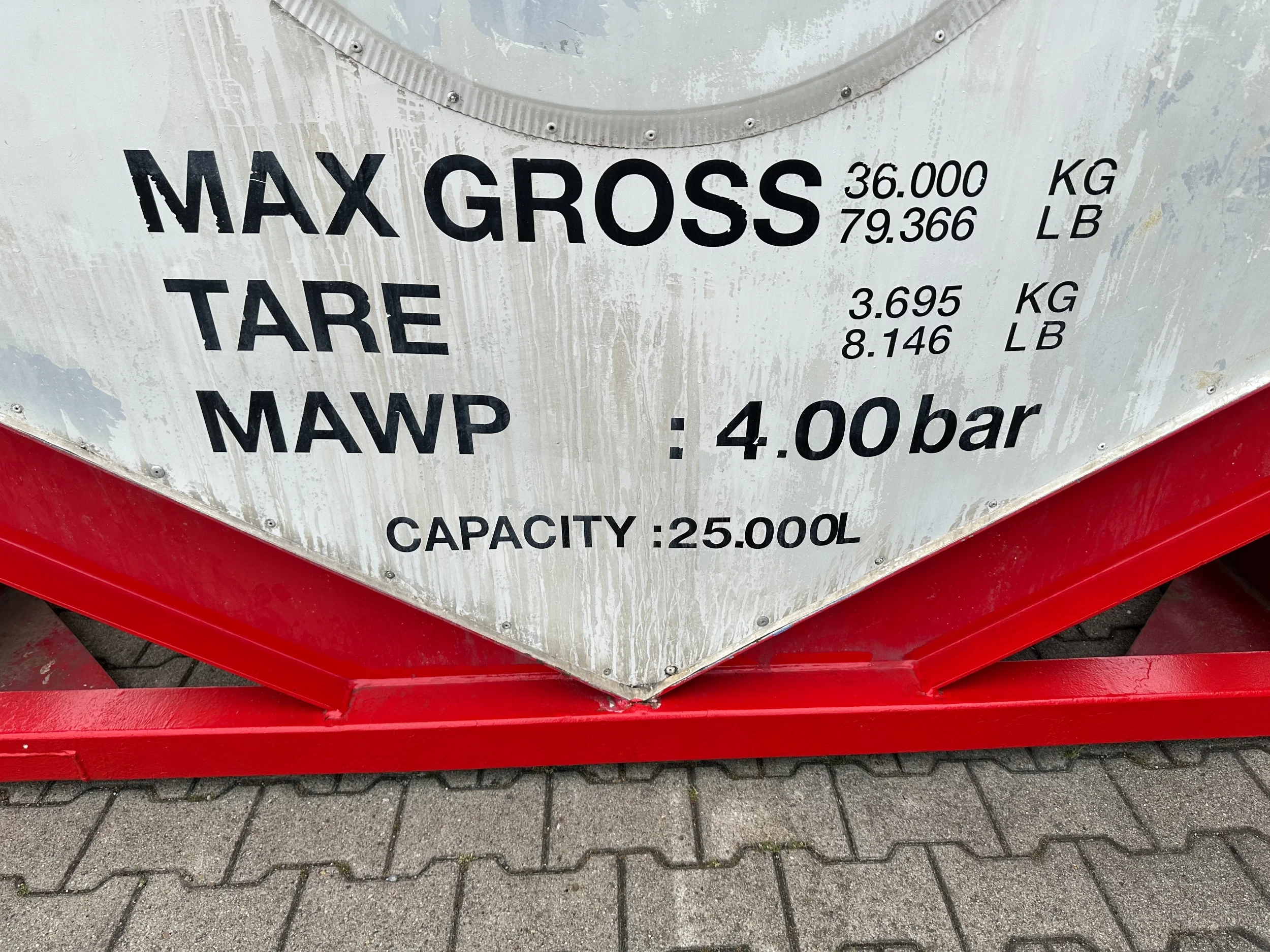 Trencor Containers 2002 - 20FT ISO / 25.000L / 1-COMPARTMENT / T11 / 22T6 afbeelding 14