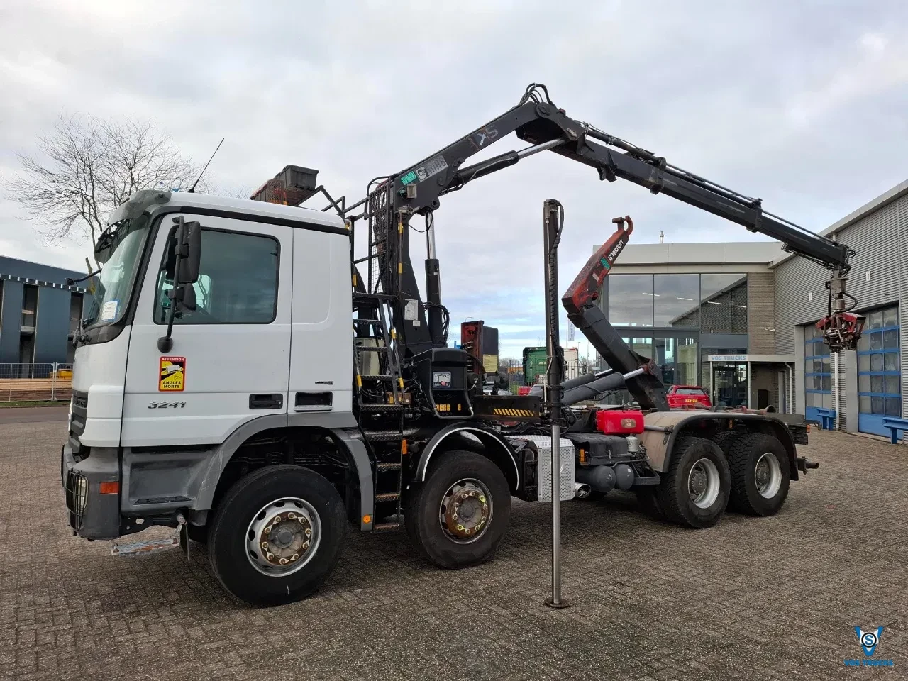 Mercedes-Benz Actros 2008 - 3241 / 8X4 / HIAB 144B-2 / REMOTE / ROTATOR / 20TON HOOK / 2XBIG AXLE / FULL-STEEL / DRUM BRAKES / EURO-4 / 2008 obrázek 1