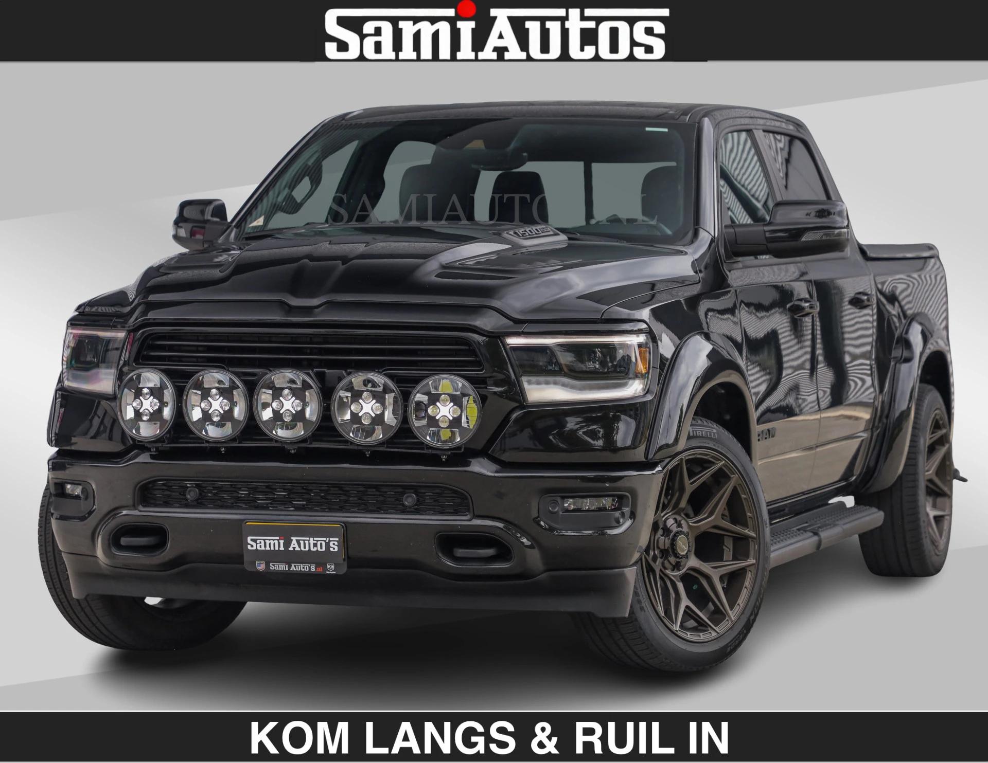 Dodge Ram Pick-Up 2023 - WIDE BODY | 5.7 V8 HEMI | BRONZE BREDE WIELEN | OPEN UITLAAT KLEP | ZEER DIK | afbeelding 1