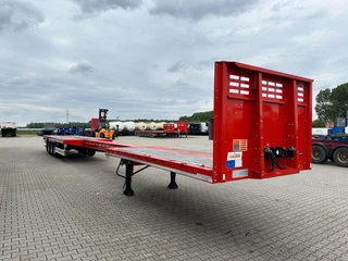 KAESSBOHRER N/A 2026 - new and unused Heavy-Duty flatbed / 690cm extendable / steering axle / lift axle / twistlocks / timberstakes / NL-trailer / APK: 04-2027 bild 48