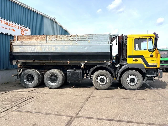 MAN FE 2001 - 410A 8x4 FULL STEEL KIPPER (ZF16 MANUAL GEARBOX / ZF-INTARDER / FULL STEEL SUSPENSION / REDUCTION AXLES / AIRCONDITIONING) imagem 4