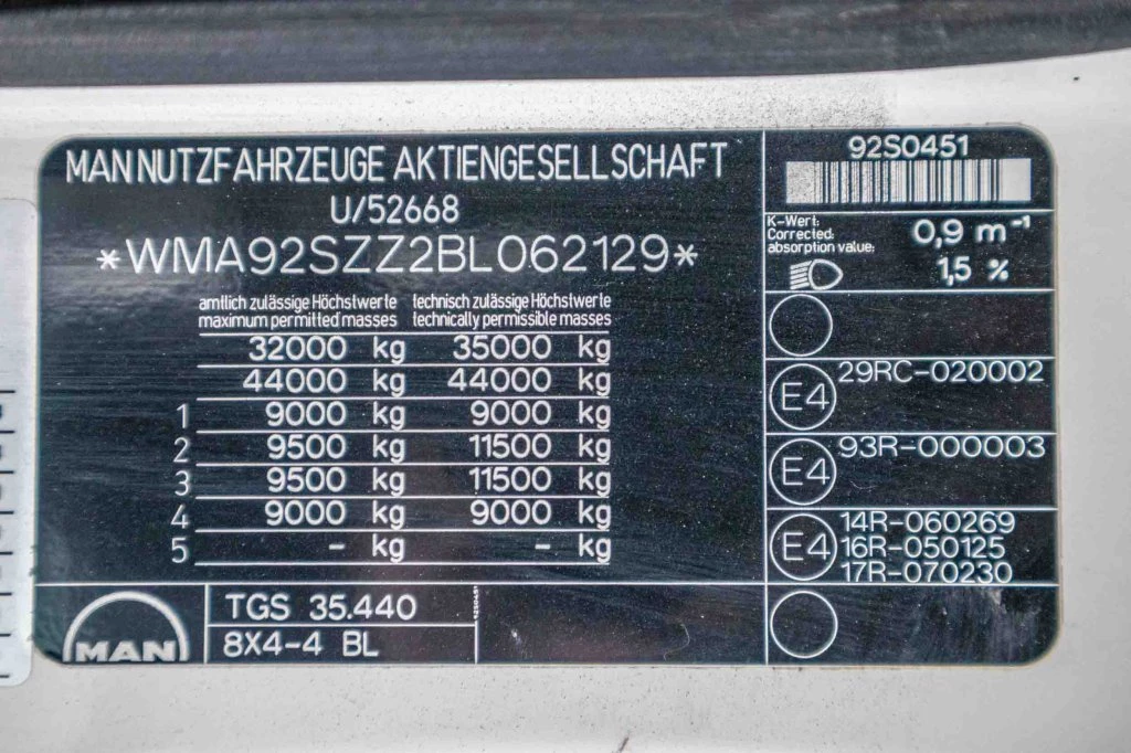 MAN TGS 2011 - 35.440 BB - HMF 2020K3 immagine 11