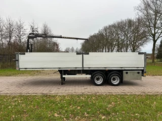 kuiper N/A 2013 - Be oplegger 9 ton met luiken en kraan immagine 2