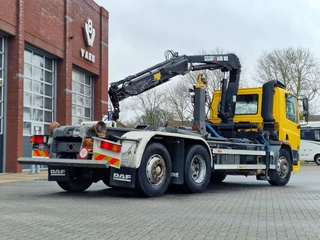 DAF CF 2002 - 250 6x2*4 - Hooklift - HIAB 102 Crane - Manual gearbox - Steering axle - Euro 3 image 9