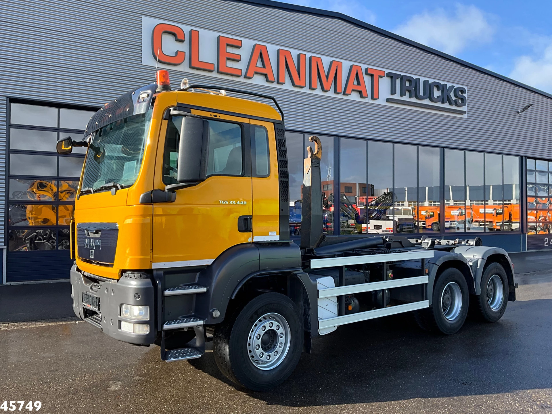 MAN TGS 2012 - 33.440 6x4 ZF Intarder Manual Full steel 21 Ton haakarmsysteem immagine 6