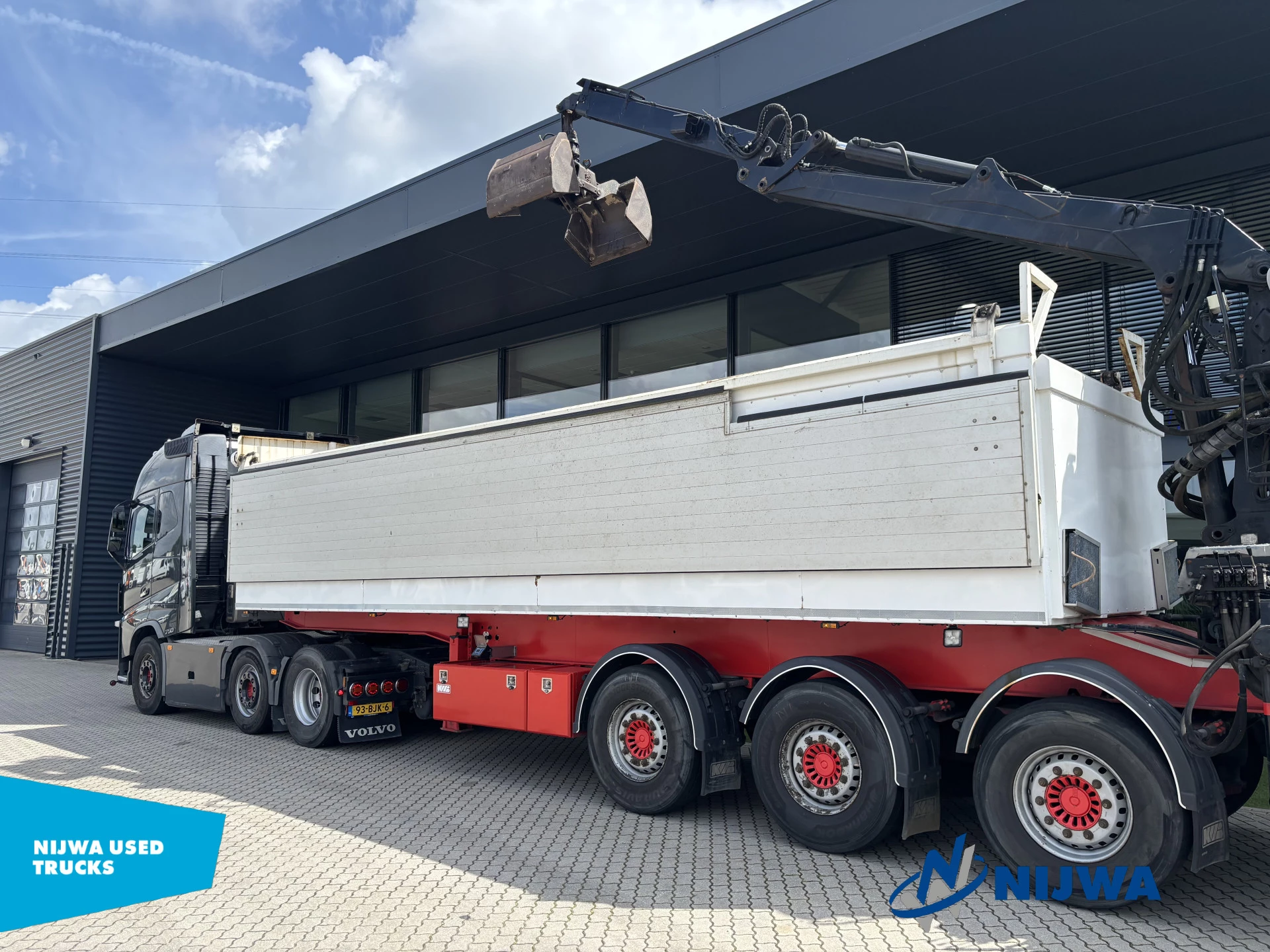 Volvo FH 2017 - FH16 750 6x2/4 i.c.m. KWB P3 oplegger met Hiab 1185 83 kraan obrázek 43