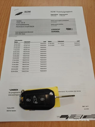 Peugeot Partner 2020 - 1.5 BlueHDI Premium , Leuke bus , euro 6 , Apk Juni 2027 , camera navi cruise. obrazek 26