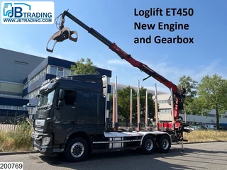 DAF N/A 2018 - XF 530 6x4, Wood transport, Retarder, Loglift ET450 image 1