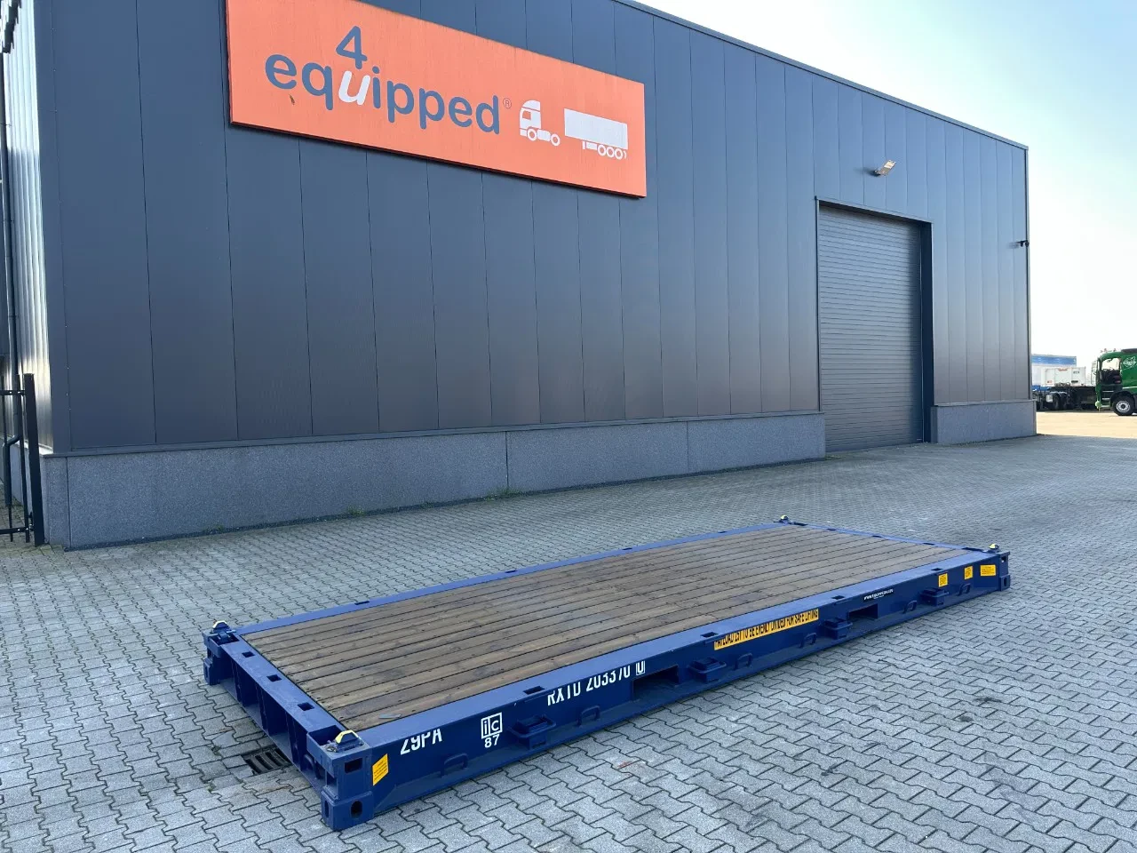 Diversen 2025 - NEW 20FT FLATRACK HARDWOODEN FLOOR / 4x available afbeelding 1
