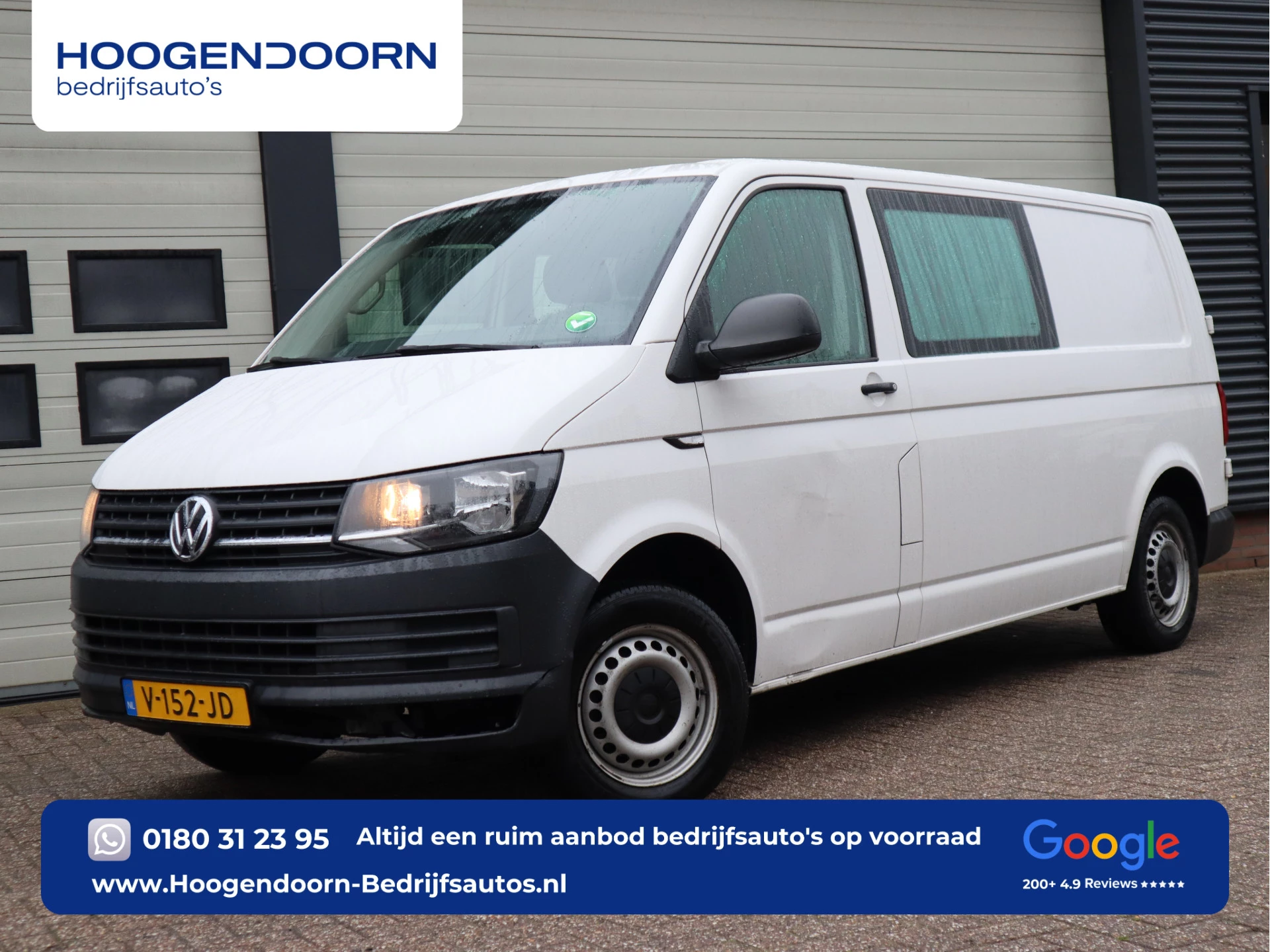 Volkswagen Transporter 2017 - 2.0 TDI 102pk Euro 6 DC 6 Pers. - Lang L2 - Cruise image 1