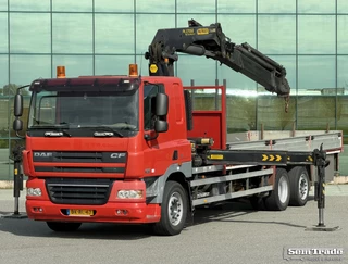 DAF 85 2009 - CF FAN 6X2 EURO 5 PALFINGER 27002 7x HYDR. 416k KM HOLLAND TRUCK te koop