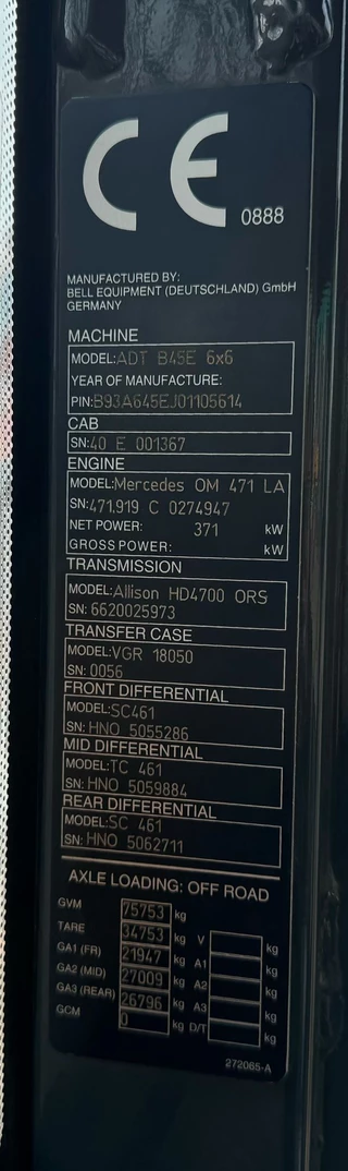 Bell B45E 6x6 2017 - N/A bild 31