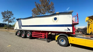 Stas S300CX 2017 - Kipper | 2x lift axle | 43 m3 | alu | rolzeil | APK afbeelding 3 miniatuur