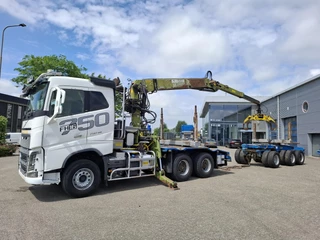 Volvo FH 2016 - 16.750 / LOGGING TRUCK / 6X4 / VEB+ / RETARDER / 2XBIG AXLE / FRIEDERICH 281SL / 9 METER / 596187 KM / 3AXLE DOLLY / 9TON BPW AXLES / AUTOMATIC / EURO-6 / 2016 bild 2