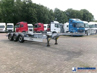 Fliegl 3-axle container trailer 45 ft 2020 zdjęcie 2 miniatura