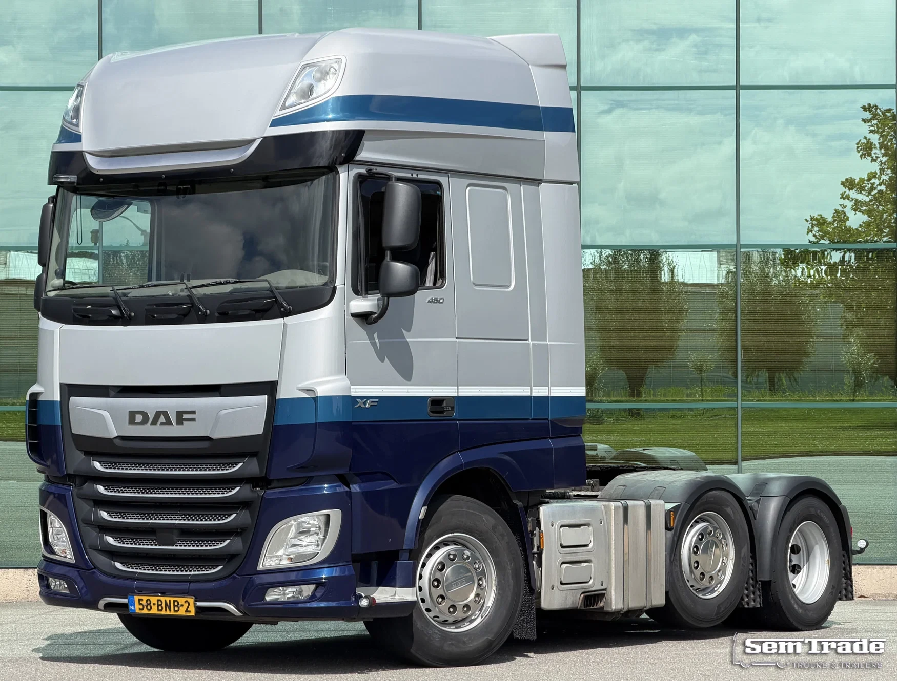 DAF XF 480 2019 - FTG SSC 6X2 TWINSTEER 808.00 KM PTO + HYDRAULICS SUPER CONDIITON NL-TRUCK afbeelding 1