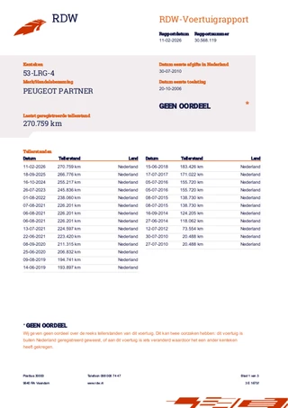 Peugeot Partner 2006 - MPV 1.4 XT Benzine 5 Persoons Bank Neerklapbaar!!! изображение 11