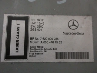 Mercedes-Benz - A 000 446 75 62 RADIO MERCEDES MP4 изображение 2 миниатюра