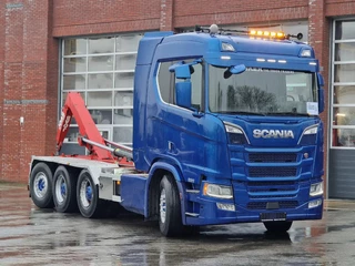 Scania R 2020 - R650 V8 NGS Highline 8x4*4 - JOAB 24T Hooklift - Retarder - Full air - 230T Km - Leather te koop