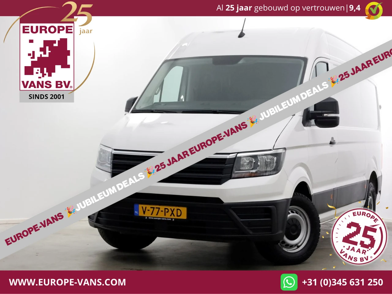 Volkswagen Crafter 2023 - 35 2.0 TDI 140pk L3H3 (L2H2) Comfortline Airco/Camera/Carplay 12-2023 afbeelding 1