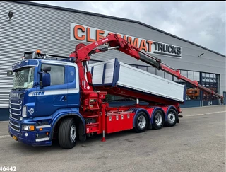 Scania R 2013 - 560 V8 8x4 Retarder Hiab 24 Tonmeter laadkraan te koop