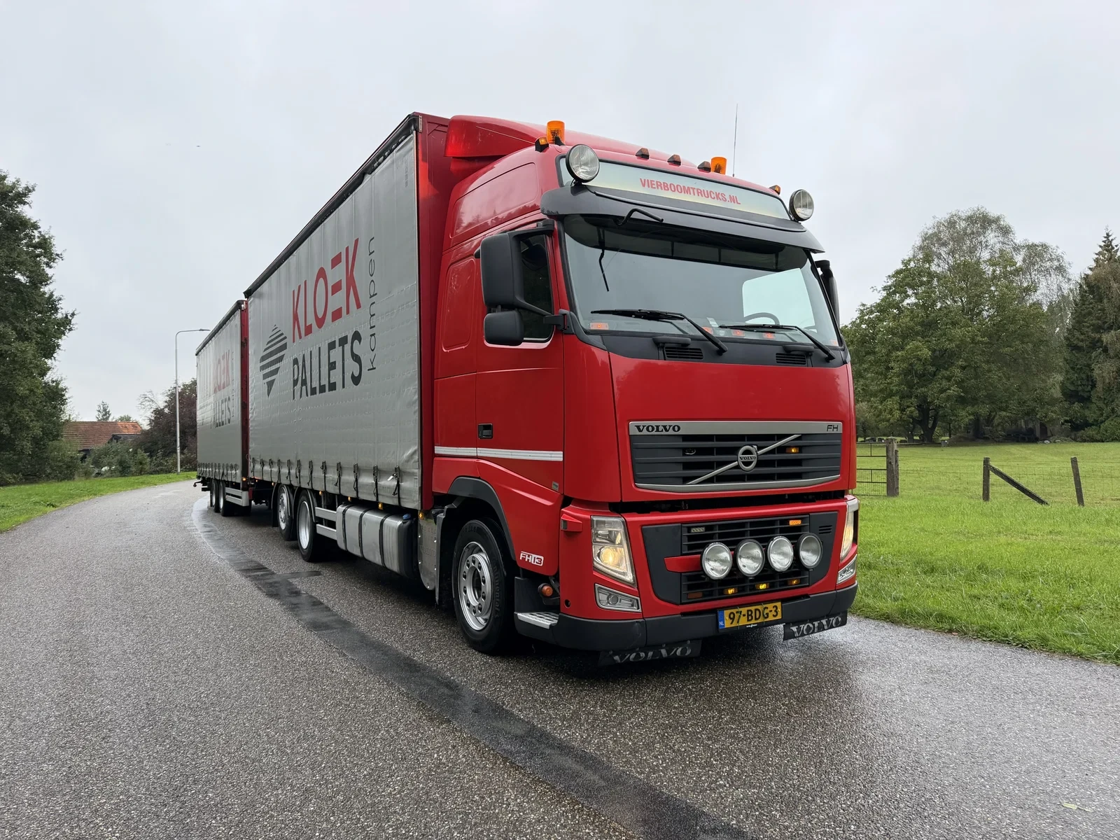 Volvo FH 2013 - FH420 6X2 Komplett mit Anhanger / 115m3 / Top Zustand Holland Truck afbeelding 1